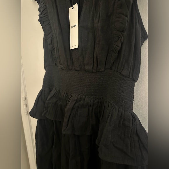 ME+EM Black Ruffle Mini Dress - Picture 4 of 6